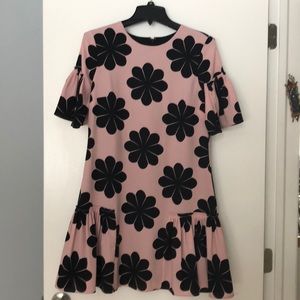 Beautiful pink and black dress